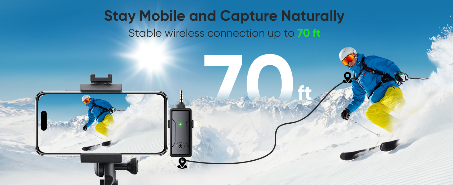 Stay mobile and capture Naturally