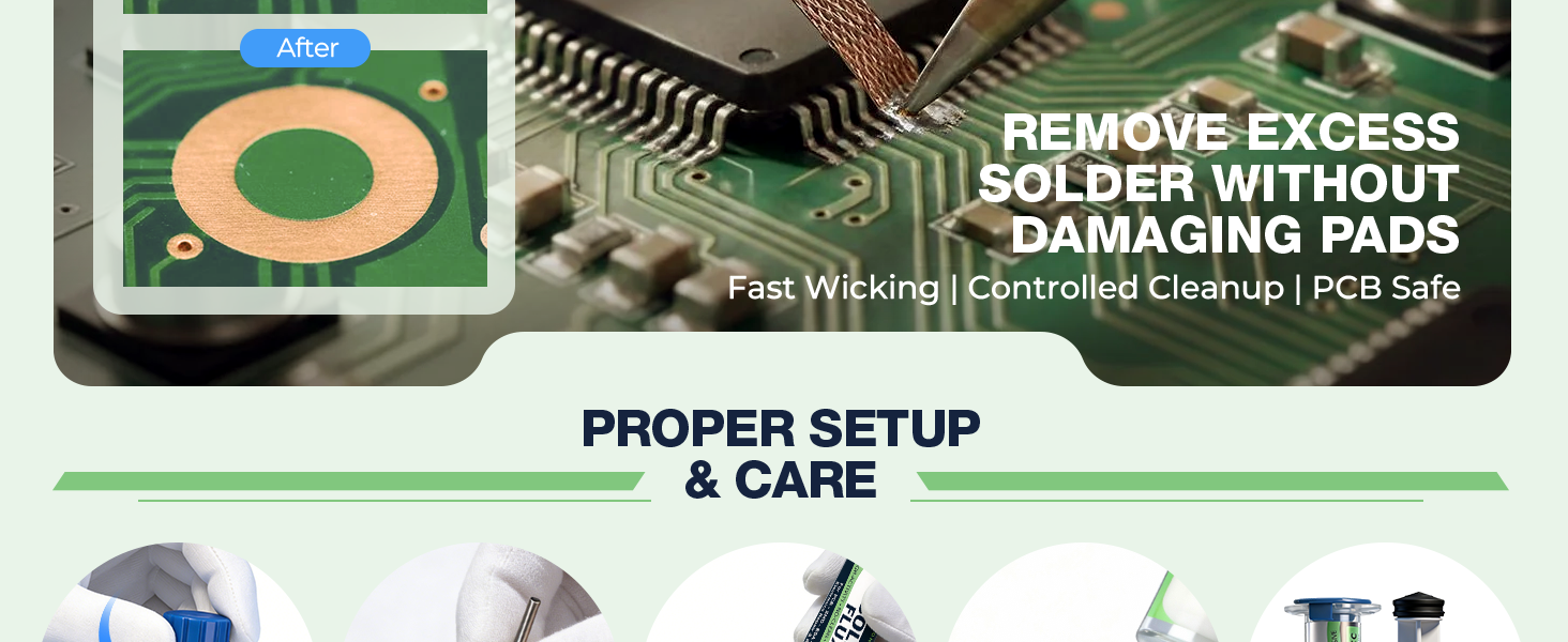 Solder Flux Paste Desoldering Wick No Clean Rosin Handy Flux Syringe Solder Wick Braid