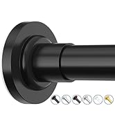 SUNALLY Shower Curtain Rod Adjustable 32-75 Inch, Spring Tension Shower Rods Stainless Steel Tele...