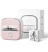 Ponek Mini Inkless Printer - Portable Smart Photo Printer for iPhone, Mini Receipt Printers Point...