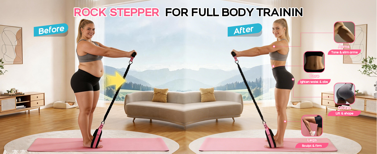 multifunction pedal resistance band