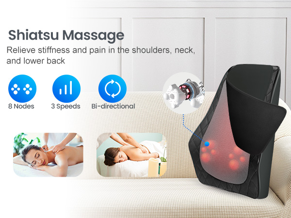 shiatsu back massager