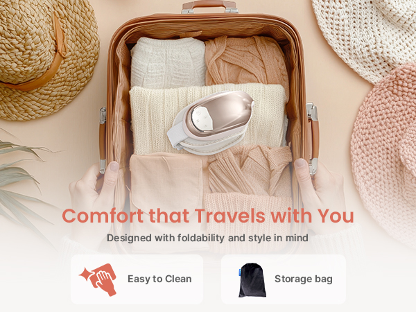 eye massager with heat