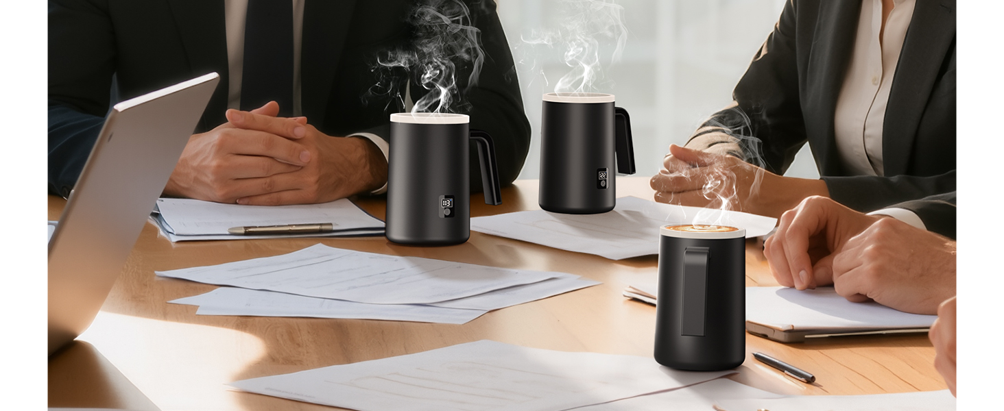 self heating mug