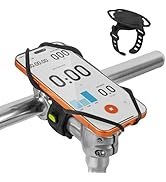 BONE Bike Tie 6 Pro, Bicycle Phone Mount for Stem, Scratch-Free &amp; Shock-Absorbing Silicone MTB Ho...