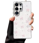 EYZUTAK Case for Samsung Galaxy S26 Ultra, Bling Glitter 3D Bowknot Phone Case Cute Sparkly Cryst...