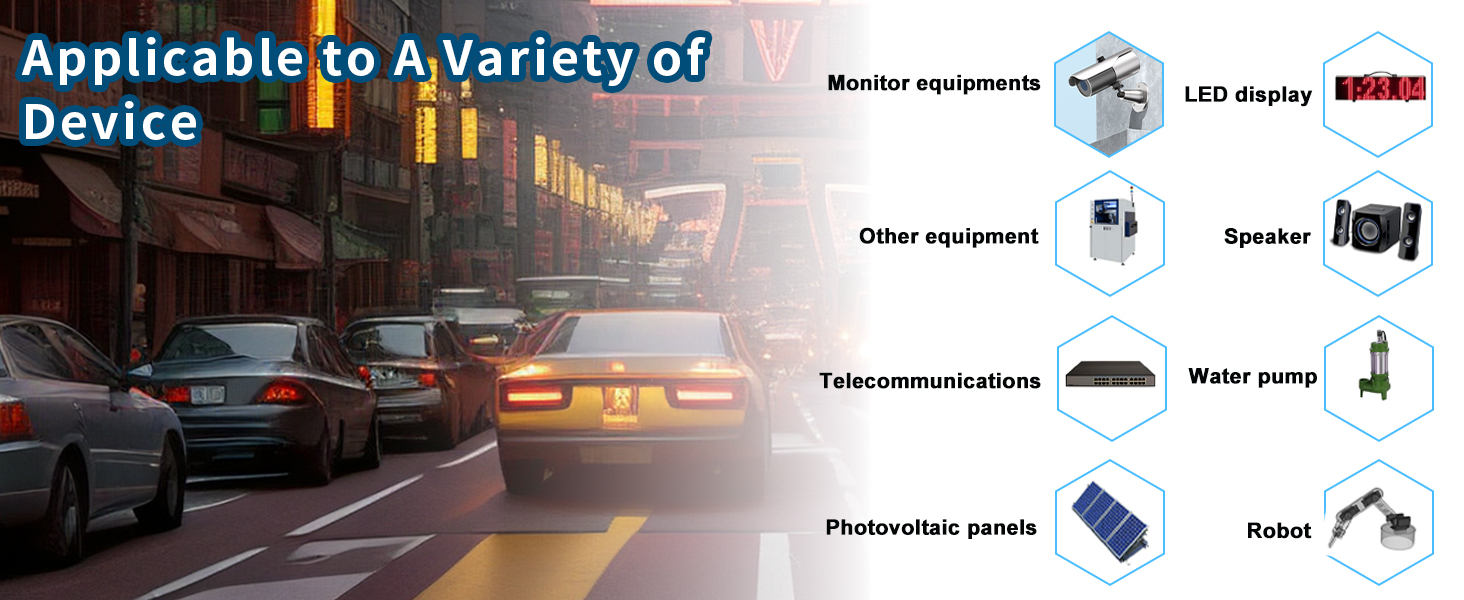DC Voltage Reducer Converter DC 8V-40V to 13.8V 10A 138W for vehicle-mounted equipment