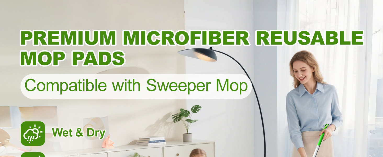 reusable swiffer mop pads