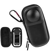 BRDRC Portable Small Case for Insta360 X5 X4 (for Cage and Lens Cap), Carrying Storage Bag Protec...