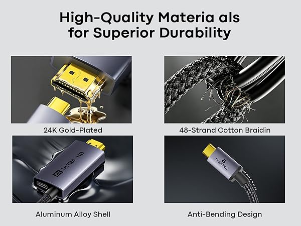 24k gold usb c to hdmi cable