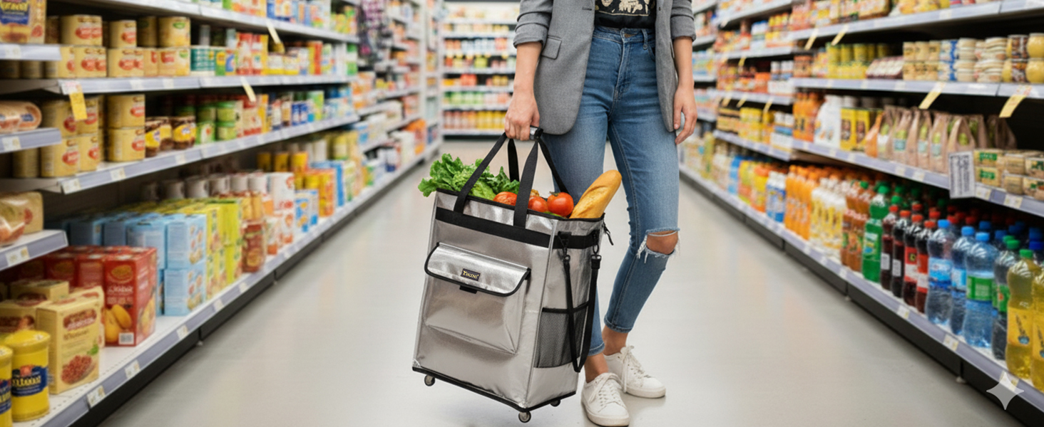 GROCERY BAG ON WHEEL