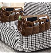 MEHIDFY Armchair Caddy, Waterproof Sofa Armrest Organizer, Non Slip Recliner Organizer, Remote Ho...