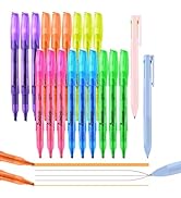 IGreis Highlighters Assorted Colors and 2 Pcs 3 in 1 Multicolor Gel Pens 6 Colors Ink, Chisel Tip...