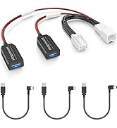 Naponal GPS Dash Cam Power Adapter, (10Pin Type B Connector) Mirror Camera Radar Charger Station ...