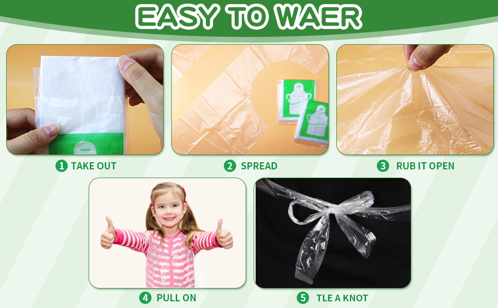 plastic apron clear apron kids aprons for cooking disposable smocks childrens aprons apron for kids