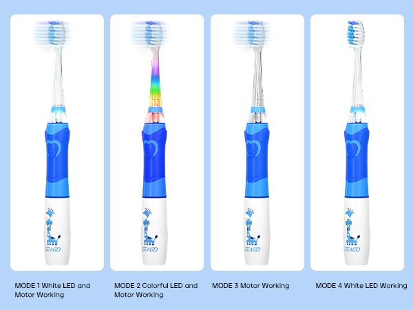 4 different modes with only one button you can switch all functions, easy to operate for kids.