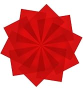 10 Pieces Christmas Gel Filter - Transparent Color Red Correction Lighting Gel Filter 8.5 x 11-In...