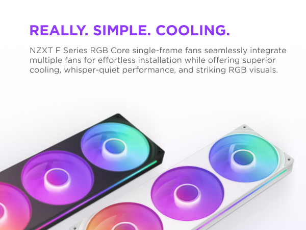 RGB Core Single Frame Fans Hero