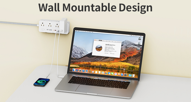 Ultra Thin power cord, Extension Cord, flat plug