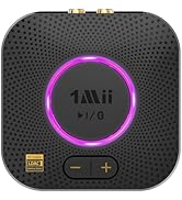 1Mii B06S+ LDAC Bluetooth 5.2 Receiver for Home Stereo Hi-Res Music Streaming, Hi-Fi Wireless Aud...