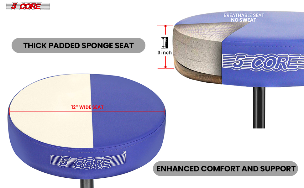 Drum Throne Padded Guitar Stool Music Chair for Adults and Kids