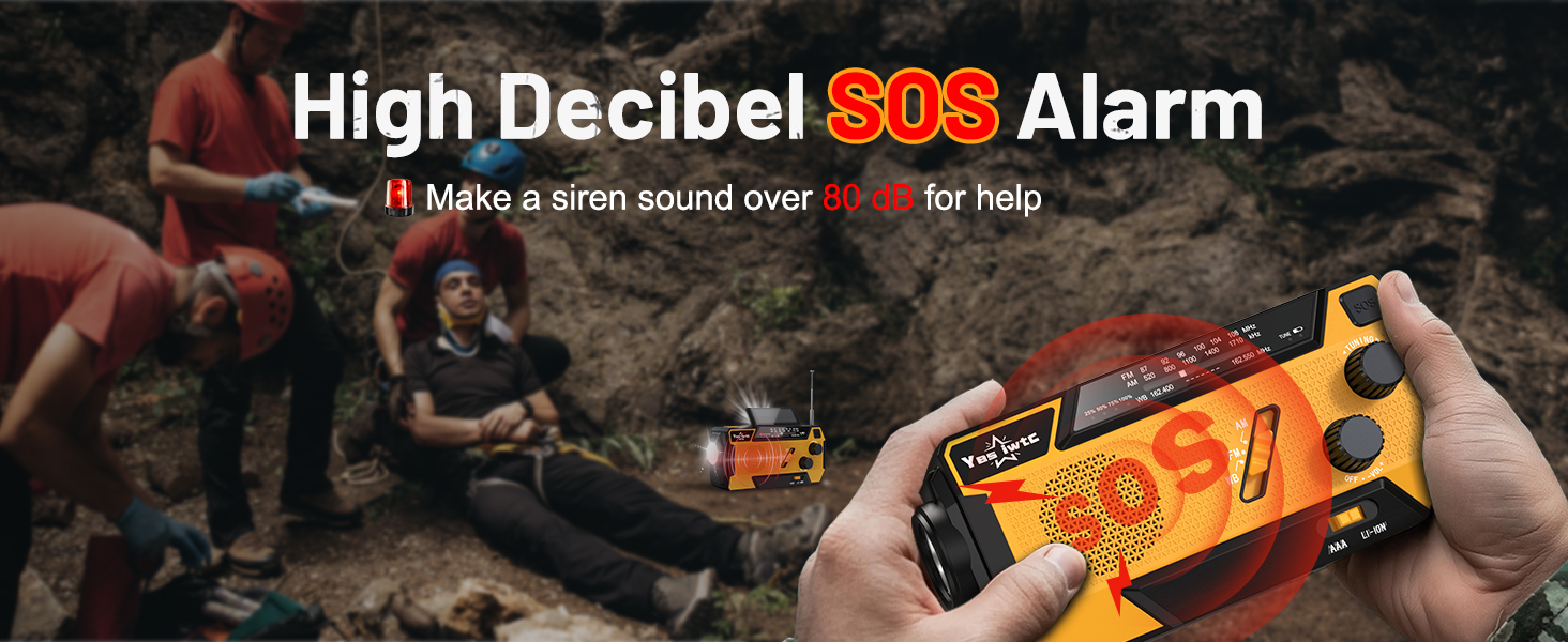SOS alarm Emergency radio