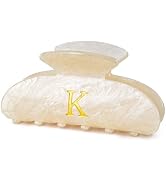 Fycert Christmas Gifts for Teenage Girls Stocking Stuffers for Teen Girls | Claw Clip Initial Hai...