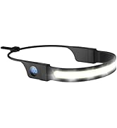 Headlamp Rechargeable, 230° Wide Beam LED 1500lm Forehead Lamp with Digital Battery Display, Wate...