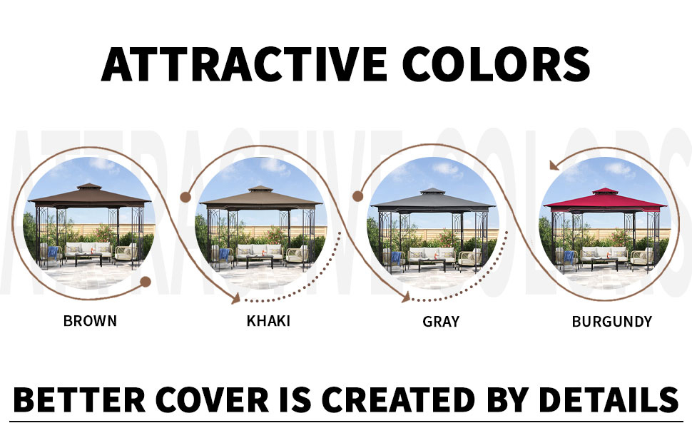 Compatible with OSJ 10x12 ft gazebo