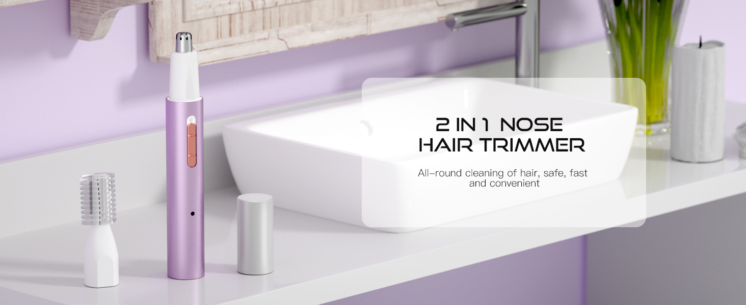 Ear and Nose Hair Trimmer for Men Women,Painless USB Rechargeable Electric