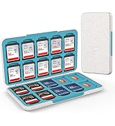 HEIYING Memory Card Case for SD Card and TF Card, Portable SD Card Holder SD SDHC SDXC TF Card St...