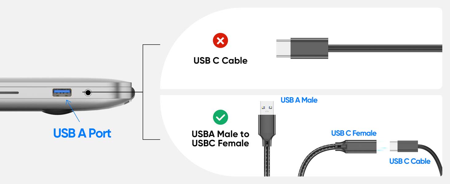 usb c female to usb a male adapter