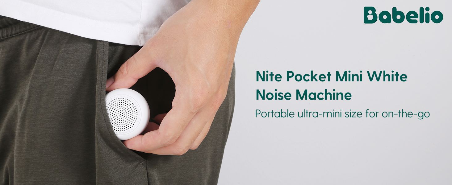 Babelio Nite Pocket White Noise Machine