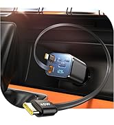 [5 in 1] for iPhone 17 Car Charger Adapter Fast Charging 99W USB C Car Charger Retractable with P...