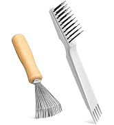 Boao 2 Pieces Hair Brush Cleaning Tool Comb Cleaner Brush Mini Comb Cleaning Hair Remover Tool fo...