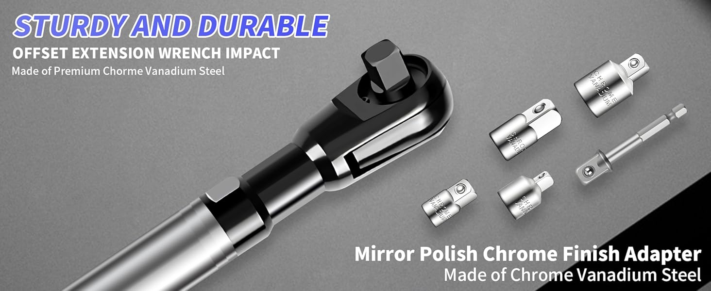 offset extension wrench