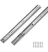 LONTAN 6 Pairs 18 Inch Soft Close Drawer Slides, 18 inch Heavy Duty Drawer Slides Full Extension ...