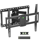 Full Motion TV Wall Mount Bracket Fits for 37-90" Tvs Holds Up to 132lbs Heavy Duty TV Mount Swiv...