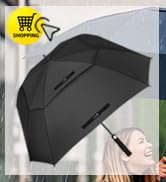 ZOMAKE Extra Large Golf Umbrella 62 Inch - Double Canopy Vented Golf Umbrellas for Rain Windproof...
