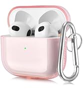 KOREDA Compatible with Airpods 3 2021 3rd Generation Case Cover, Soft Clear TPU Transparent Prote...