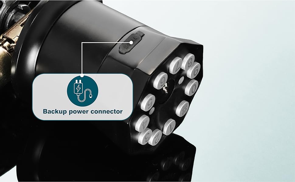 Smart Door Knob with Keypad and Key