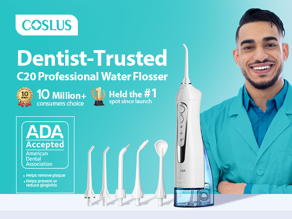 Selección de dientes dentales Flosser de agua COSLUS Water Dental Flosser Teeth Pick