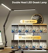SKYLEO Led Desk Lamp for Home Office - 2400LM Ultra Bright Desk Light -Eye Caring Desk Lamp with ...
