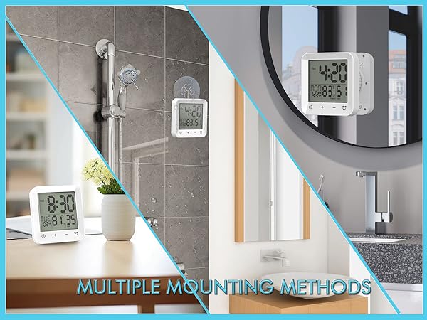 waterproof shower clock countdown timer