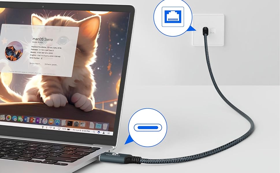 Cable USB C a Ethernet
