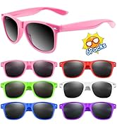 ASTARON Colorful Sunglasses Bulk,6 Pack Neon Sunglasses Party Favors for Summer Beach Pool Weddin...