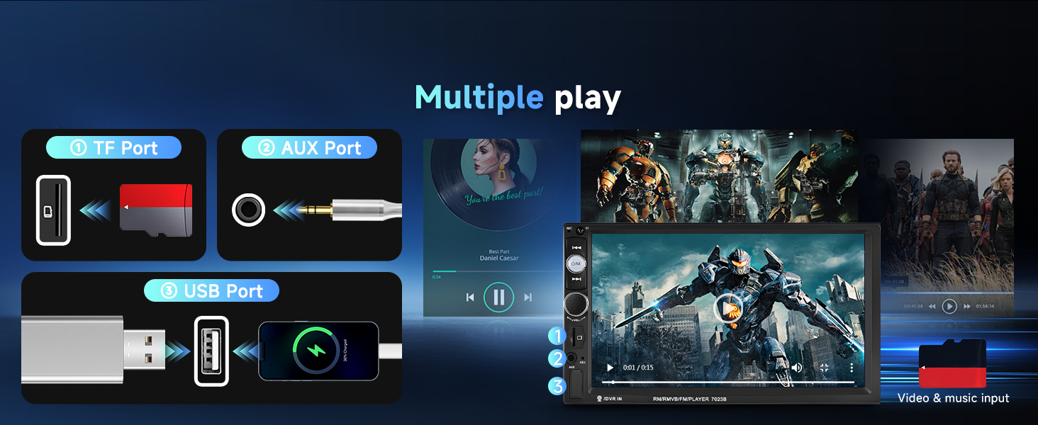 double din car stereo