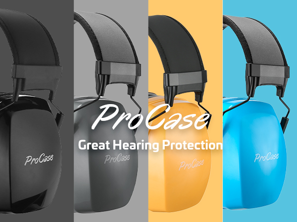 ProCase Noise Reduction Safety Ear Muffs
