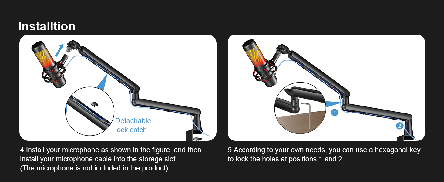 hyperx quadcast boom arm