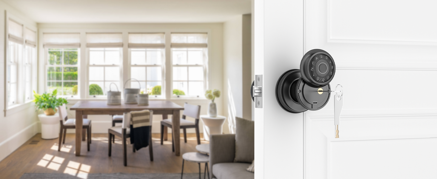 thumbprint door knob